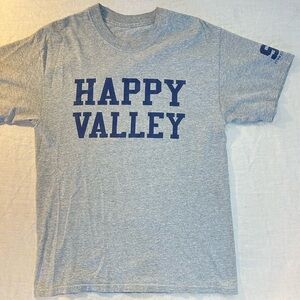 Men’s Gray Penn State ‘Happy Valley’ T-Shirt Size M
